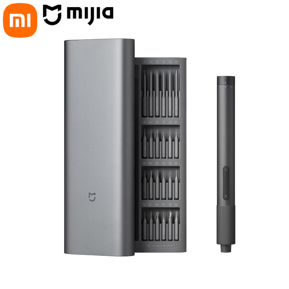 Home Automation Diy Kit - Xiaomi Mijia 電動精密ドライバーキット 磁気ベース付き 24種類のドライバーヘッド スマートホーム