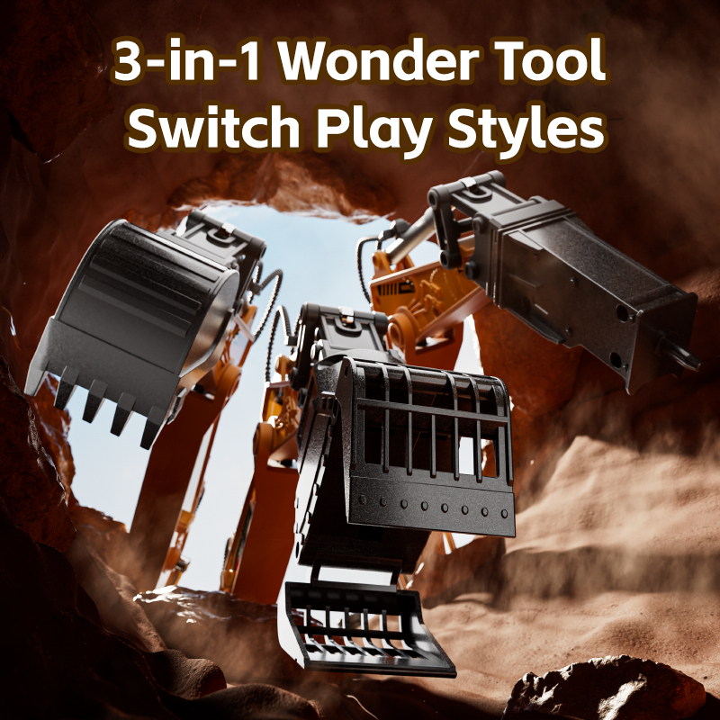 RC合金製掘削機 14チャンネル 3-in-1 RCエンジニ - Home Automation Tutorial のレビューと価格