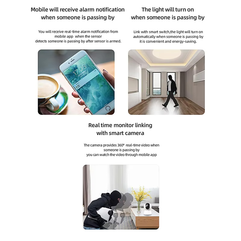 スマートPIRモーションセンサー WiFi Zigbee人感 - Home Automation Ideas のレビューと価格