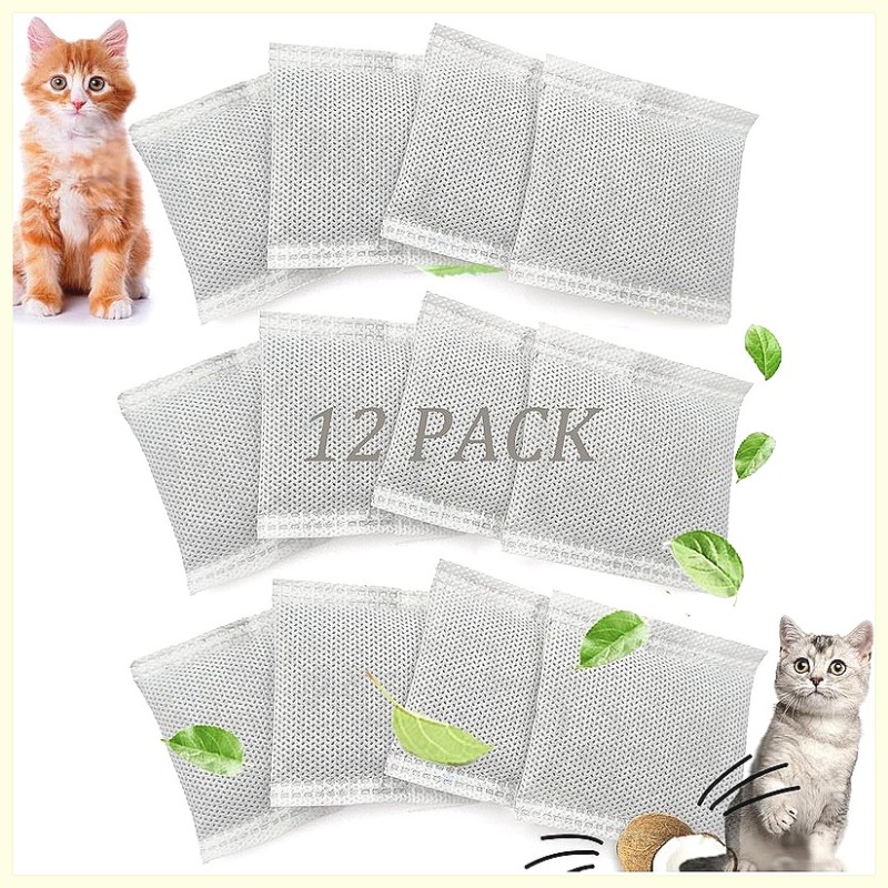 フード付き猫用トイレ用ユニバーサル消臭剤12個パック、天然活 - Ir Blaster Universal のレビューと価格