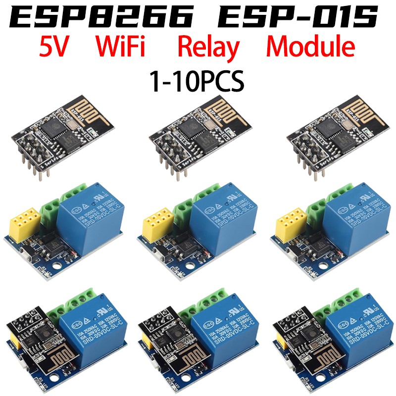 ESP8266 ESP-01 ESP-01S 5V WiFi - Home Automation With Arduino のレビューと価格