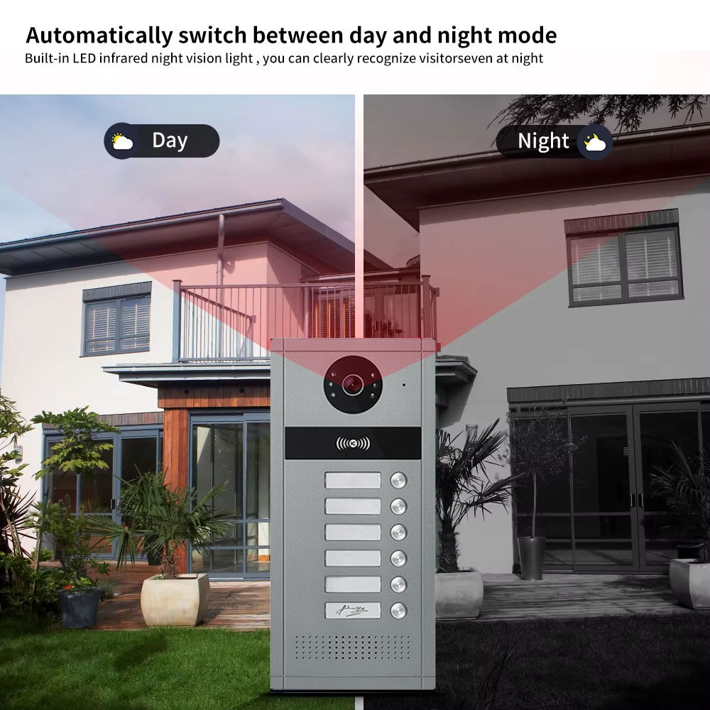 1080P Tuya スマートビデオドアホン マルチアパート - Smart Doorbell Wired のレビューと価格