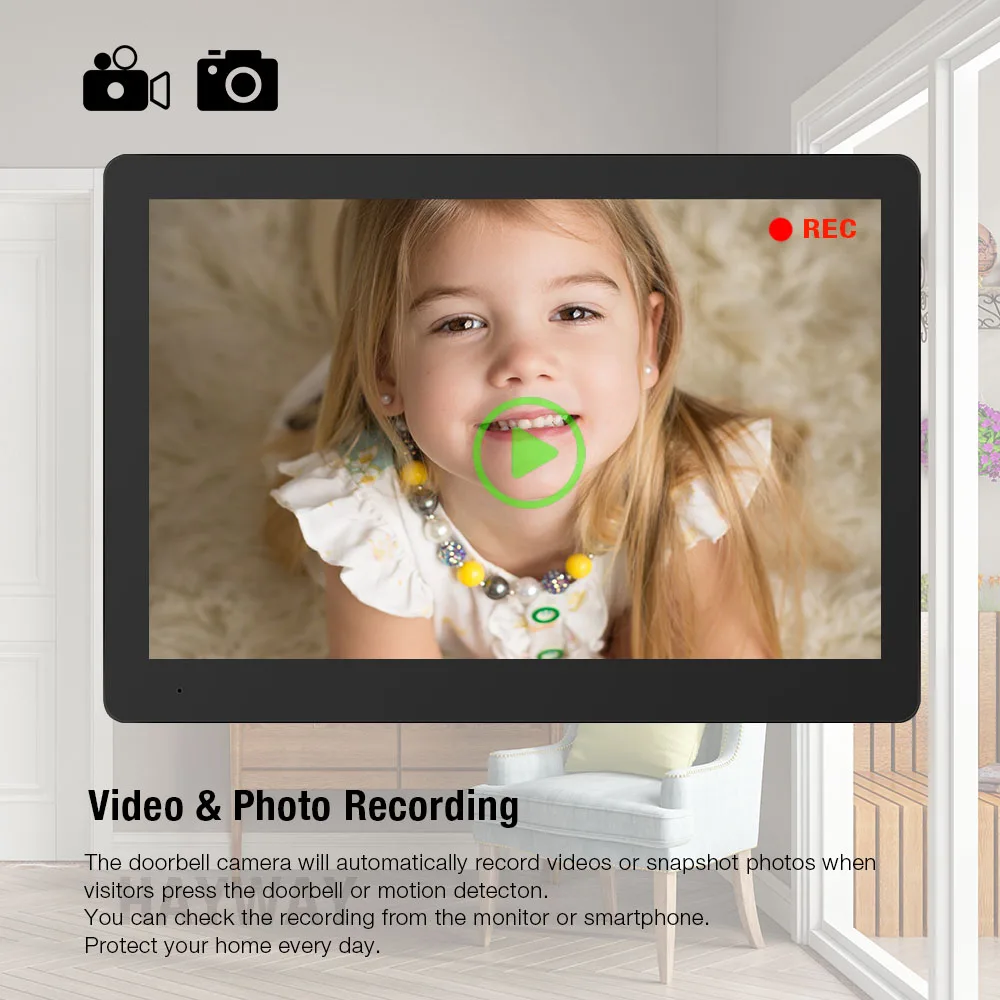 Hayway-スマートビデオインターホンシステム,モバイル検 - Smart Doorbell Wired のレビューと価格